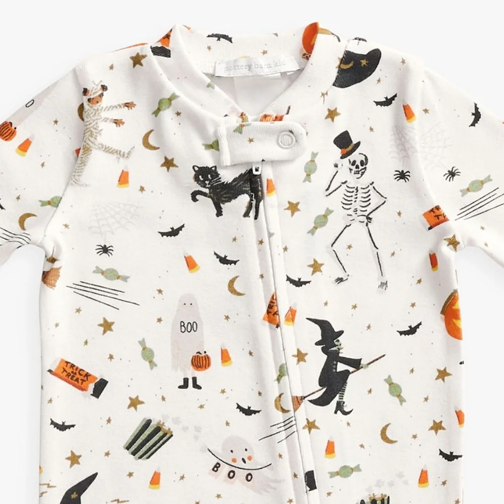 Halloween Organic Cotton Baby Pajama - Rifle Paper Co. - PBK - Picture 6 of 10